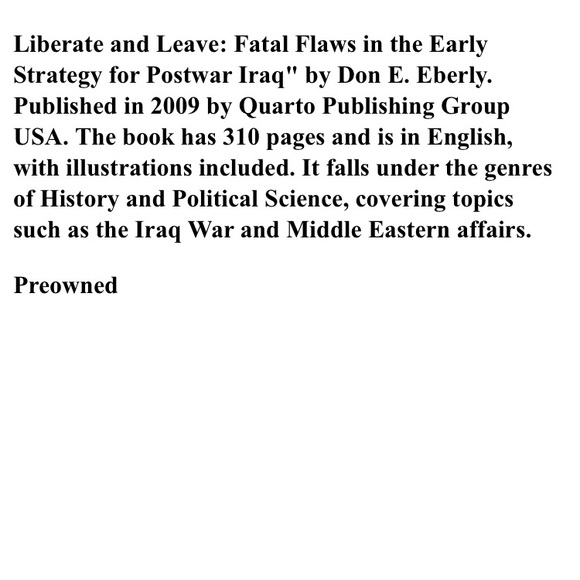Liberate and Leave by Don Eberly - Picture 4 of 4